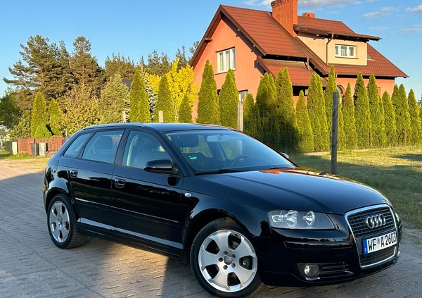 Audi A3 cena 19999 przebieg: 212149, rok produkcji 2007 z Czersk małe 497